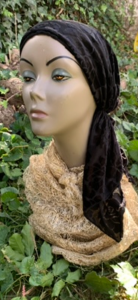 Beautiful Velvet Pre Tied Headscarf For Women | Proudly Made In The USA by Uptown Girl Headwear