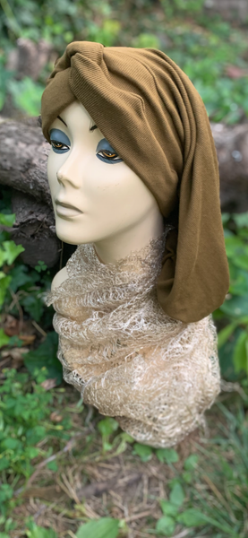 Classic Snood | Turban For Woman | Premium Tricot Fabric | Made in USA by Uptown Girl Headwear