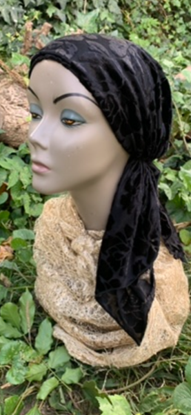 Beautiful Velvet Pre Tied Headscarf For Women | Proudly Made In The USA by Uptown Girl Headwear