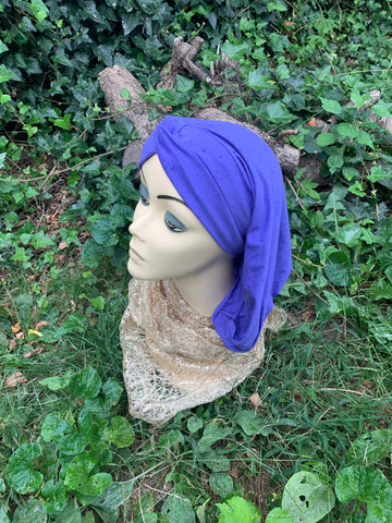 Lavender Cotton Snood Turban Headcovering | Made in USA by Uptown Girl Headwear