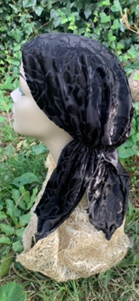 Beautiful Velvet Pre Tied Headscarf For Women | Proudly Made In The USA by Uptown Girl Headwear