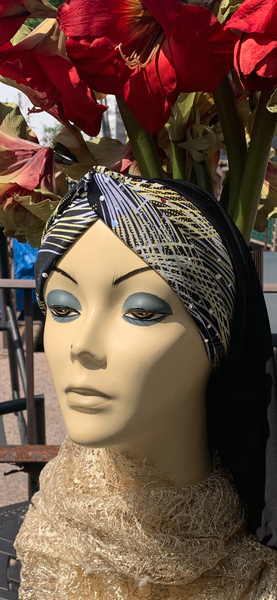 Turban Snood For Women | Hijab Scarf For Women | Tichel | Hair Covering For Woman | Made in USA by Uptown Girl Headwear