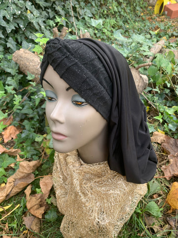 Black Snood With Sparkles