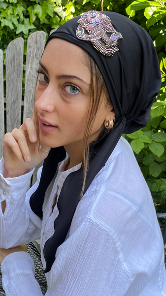 Vintage Fashion | Vintage Style Headscarf | Stunning Headwear | Pre Tied Head Scarf For Women | Made in USA