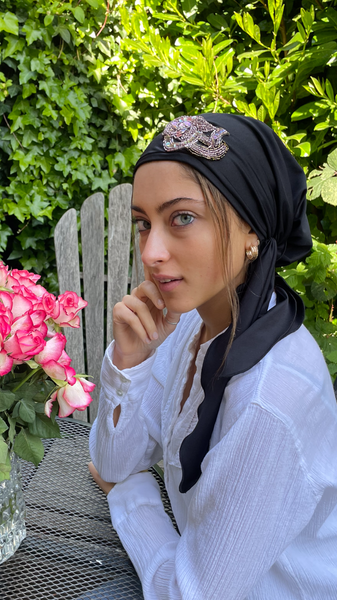 Vintage Fashion | Vintage Style Headscarf | Stunning Headwear | Pre Tied Head Scarf For Women | Made in USA