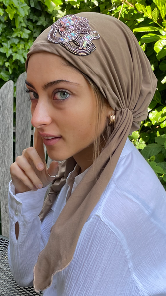 Vintage Fashion | Vintage Style Headscarf | Stunning Headwear | Pre Tied Head Scarf For Women | Made in USA