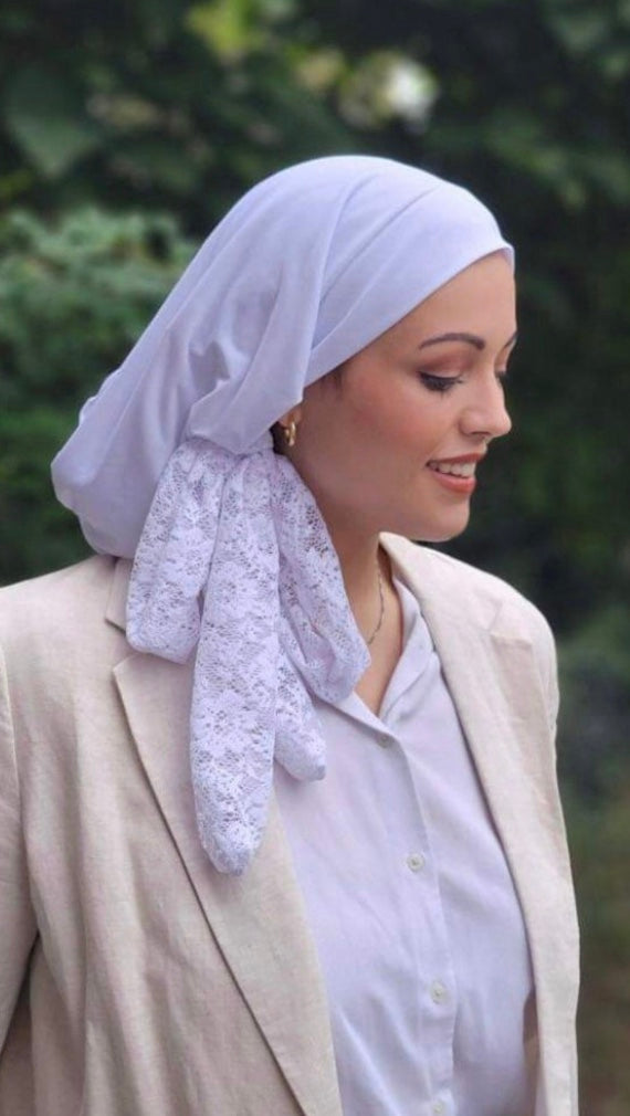 MagdalaMade Beautiful Non Slip Scarf Effortless Draping Orthodox Christian Headcovering Wrap Headscarf Pashmina Tichel Prayer Shawl Catholic Veil Modest