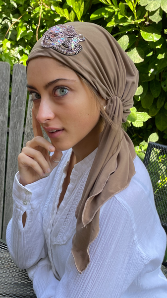 Vintage Fashion | Vintage Style Headscarf | Stunning Headwear | Pre Tied Head Scarf For Women | Made in USA