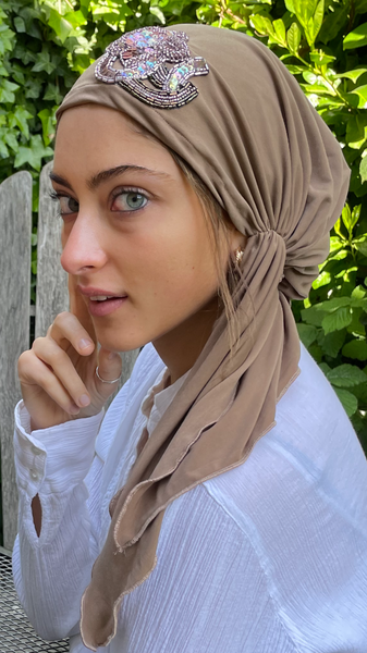 Vintage Fashion | Vintage Style Headscarf | Stunning Headwear | Pre Tied Head Scarf For Women | Made in USA